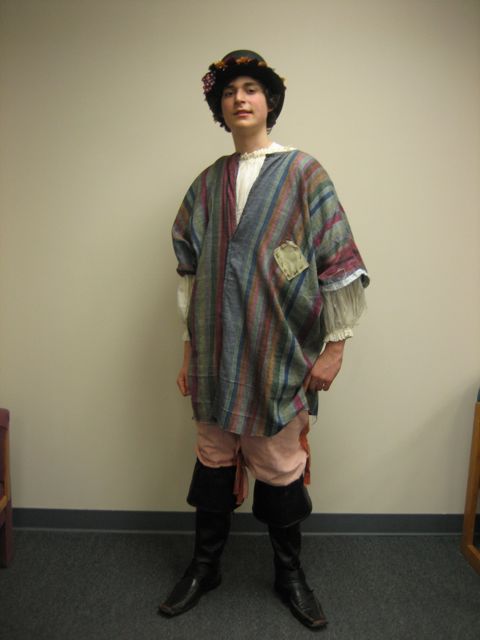 Petruchio's wedding outfit